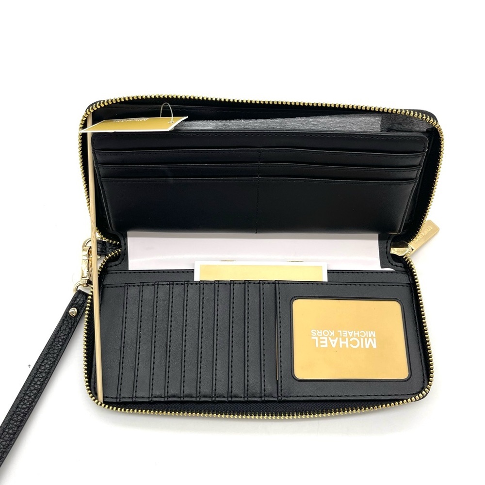 Michael Kors Mirella Medium EW Tote Bag & Continental Wallet Wristlet Bl… - Picture 10 of 11